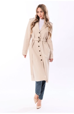 Плащ Golden Valley 7174 светло-бежевый  Плащ Golden Valley 7174 светло-бежевый