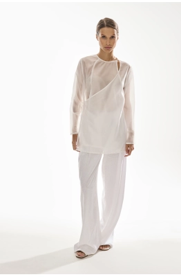 Блуза DAVA  4210 белый  Блуза DAVA  4210 белый