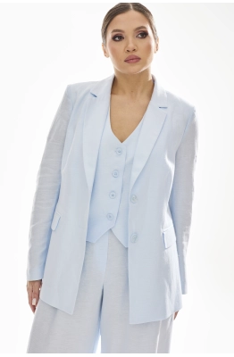 Жакет DAVA 3132 голубой 