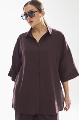 Блуза DAVA 4226 шоколад Блуза DAVA 4226 шоколад