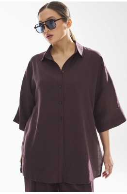 Блуза DAVA  4226 шоколад  Блуза DAVA  4226 шоколад