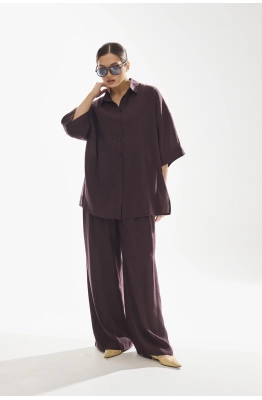 Блуза DAVA  4226 шоколад  Блуза DAVA  4226 шоколад