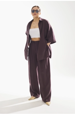 Брюки DAVA 5229 шоколад  Брюки DAVA 5229 шоколад