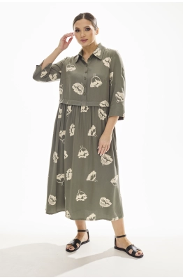 Платье DAVA 1172 зеленый 