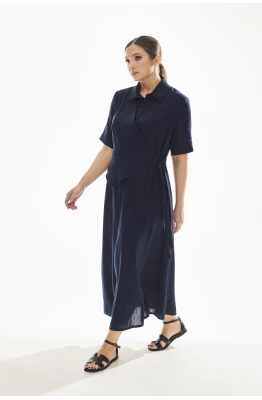 Платье DAVA 1216 темно-синий 