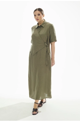 Платье DAVA 1216 хаки 