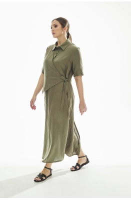 Платье DAVA 1216 хаки 