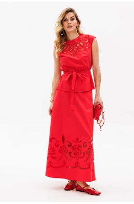 Юбка EOLA 2819 красный  Юбка EOLA 2819 красный