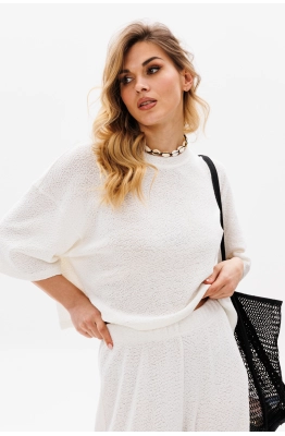 Джемпер EOLA 2826 молочный 