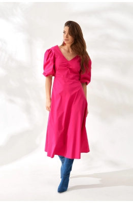 Платье ELLETTO LIFE 1071 фуксия  Платье ELLETTO LIFE 1071 фуксия