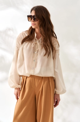 Блуза ELLETTO LIFE 3856 бежевый  Блуза ELLETTO LIFE 3856 бежевый