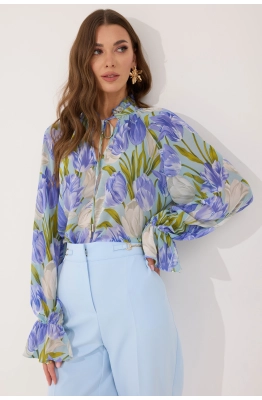 Блуза Lyushe 4063 синий 