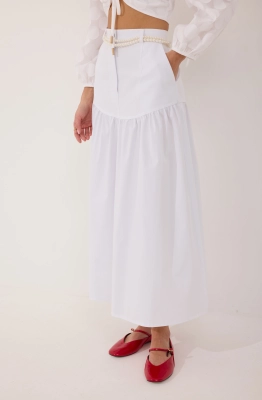 Юбка Lyushe 4068 белый  Юбка Lyushe 4068 белый