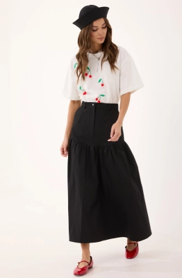 Юбка Lyushe 4068 черный  Юбка Lyushe 4068 черный