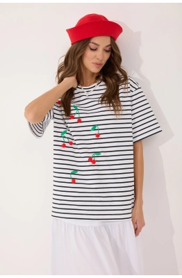 Джемпер Lyushe 4070 полоска 