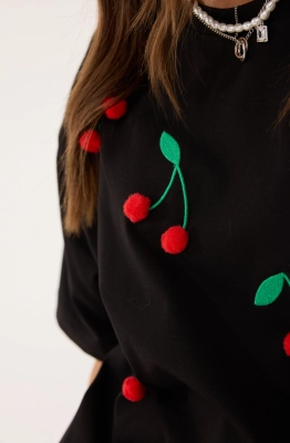 Джемпер Lyushe 4070 черный Джемпер Lyushe 4070 черный