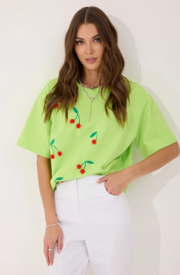 Джемпер Lyushe 4070 лайм  Джемпер Lyushe 4070 лайм