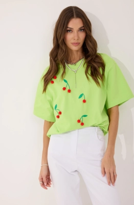 Джемпер Lyushe 4070 лайм  Джемпер Lyushe 4070 лайм