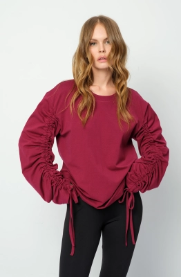 Свитшот PiRS 5879 марсала 