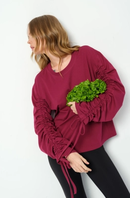 Свитшот PiRS 5879 марсала 