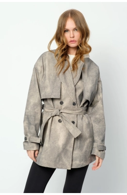 Тренчкот PiRS 5903 бежевый  Тренчкот PiRS 5903 бежевый