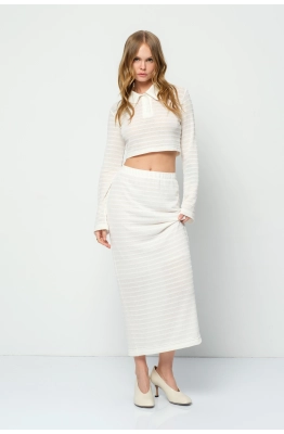 Комплект-двойка PiRS 5914 молочный  Комплект-двойка PiRS 5914 молочный