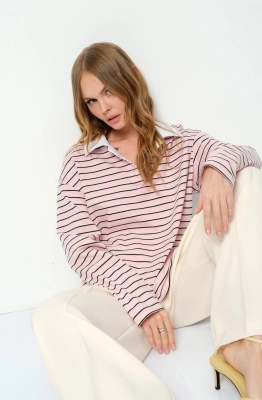 Джемпер PiRS 5860 розовый 