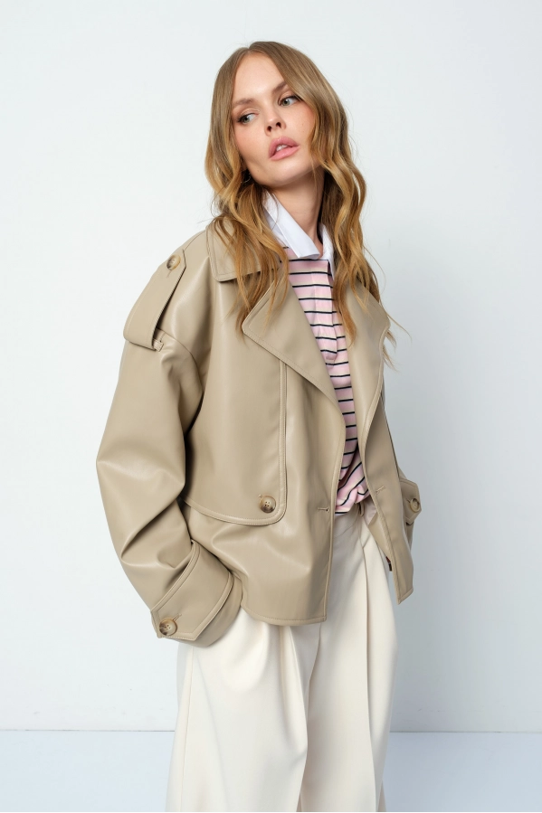 Куртка PiRS 5861 бежевый Куртка PiRS 5861 бежевый