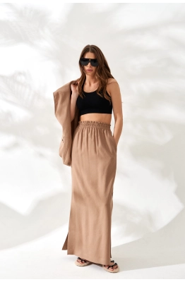 Юбка ELLETTO LIFE 2337 коричневый  Юбка ELLETTO LIFE 2337 коричневый