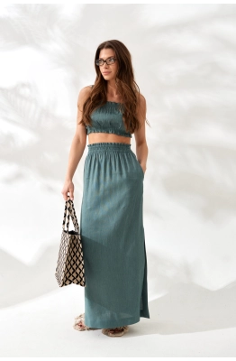 Юбка ELLETTO LIFE 2337 изумруд 