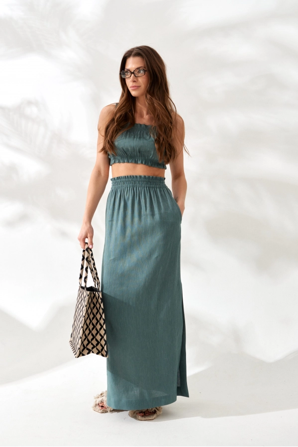 Юбка ELLETTO LIFE 2337 изумруд Юбка ELLETTO LIFE 2337 изумруд