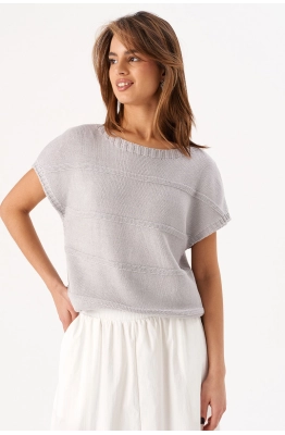 Джемпер RomGil РВ0177-ХМ2 серебро 