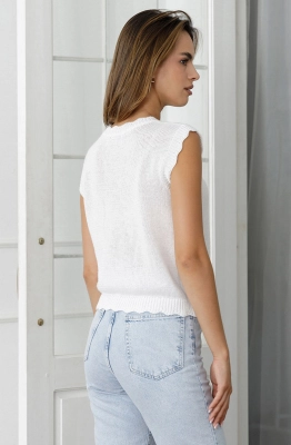 Жилет RomGil РВ0204-ХЛ4 белый  Жилет RomGil РВ0204-ХЛ4 белый