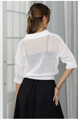 Джемпер RomGil РВ0205-ХЛ4 белый Джемпер RomGil РВ0205-ХЛ4 белый