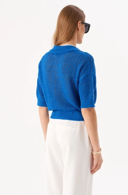 Джемпер RomGil РВ0205-ХЛ4 ярко-синий  Джемпер RomGil РВ0205-ХЛ4 ярко-синий