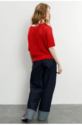 Джемпер RomGil РВ0210-ХЛ4 красный 