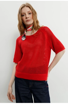 Джемпер RomGil РВ0210-ХЛ4 красный 