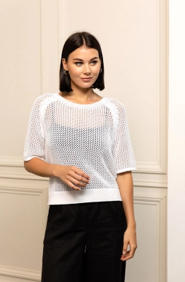 Джемпер RomGil РВ0210-ХЛ4 белый 