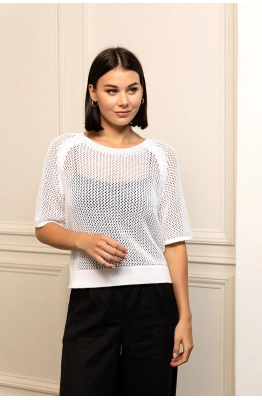 Джемпер RomGil РВ0210-ХЛ4 белый 