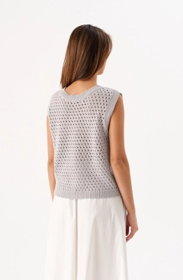 Жилет RomGil РВ0213-ХЛ4 серый  Жилет RomGil РВ0213-ХЛ4 серый