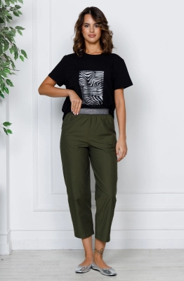 Брюки RomGil РТ0016-ХЛ4 оливковый  Брюки RomGil РТ0016-ХЛ4 оливковый