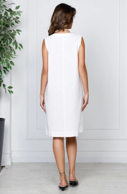 Платье RomGil РТ0066-ЛВ4 белый  Платье RomGil РТ0066-ЛВ4 белый