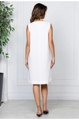 Платье RomGil РТ0066-ЛВ4 белый  Платье RomGil РТ0066-ЛВ4 белый