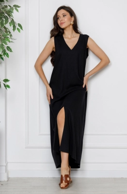 Платье RomGil РТ0067-ЛВ4 черный  Платье RomGil РТ0067-ЛВ4 черный
