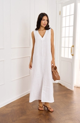 Платье RomGil РТ0067-ЛВ4 белый  Платье RomGil РТ0067-ЛВ4 белый