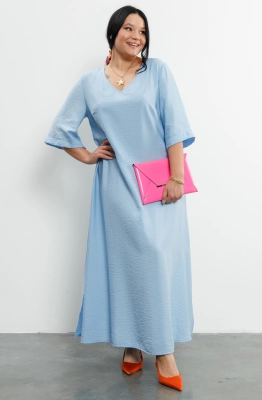 Платье RomGil РТ0069-ВИ4 голубой  Платье RomGil РТ0069-ВИ4 голубой