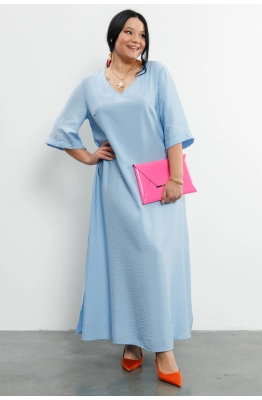 Платье RomGil РТ0069-ВИ4 голубой  Платье RomGil РТ0069-ВИ4 голубой