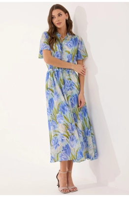 Платье Lyushe 4062 голубой 