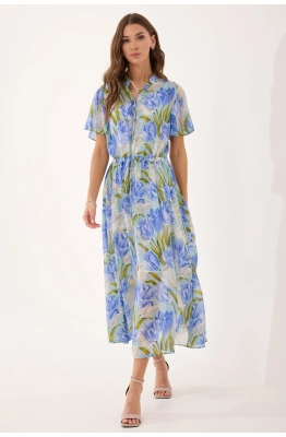 Платье Lyushe 4062 голубой 