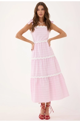 Платье Lyushe 4071 розовый 
